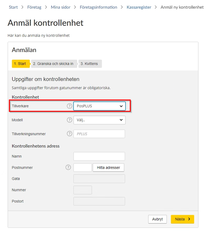 Swedish fiscal requirements - control box – Help Center