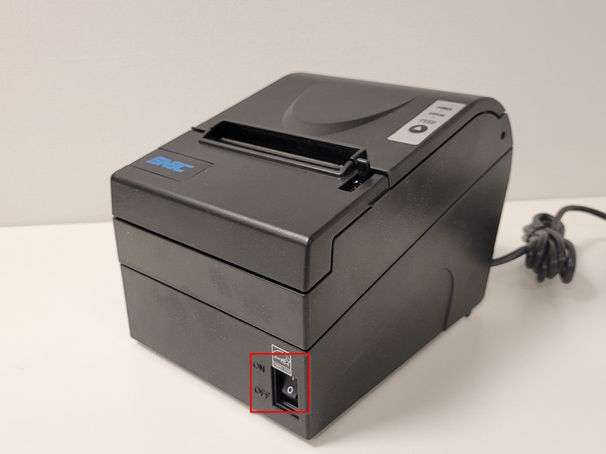 Using BTPR880NP (receipt) printer Help Center